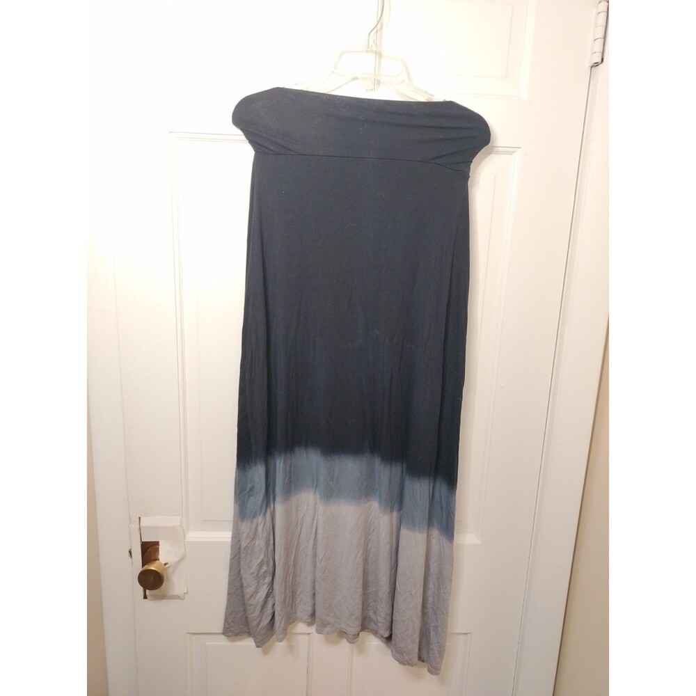 Relativity Women's Maxi Dress Sleeveless Topless Multicolor Gray Black Sz S
